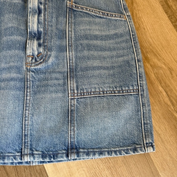 Mother The Lineup Swooner Mini Skirt 26 - Picture 6 of 10